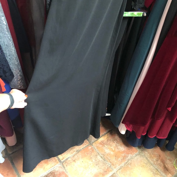 Dessy Collection 3014 Black Lace Top Gown 🤩 R1 - Picture 11 of 17